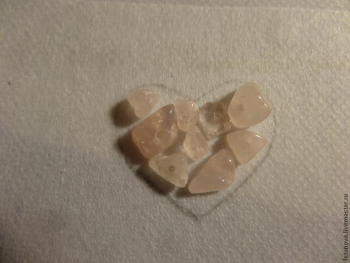 ​Брошь из бисера и лент: часть 6