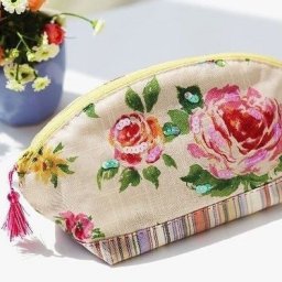 ​Цветочная косметичка своими руками