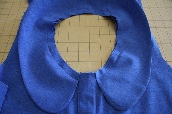 Техники шитья: круглый воротник с застежкой на пуговицы Техники шитья: круглый воротник с застежкой на пуговицы