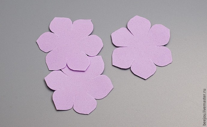 Букет невесты из фоамирана: часть 1