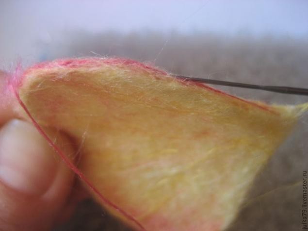 ​Роза в технике сухого валяния: мастер-класс, часть 3