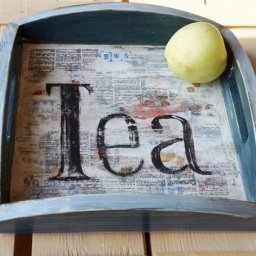 Газета как объект декупажа