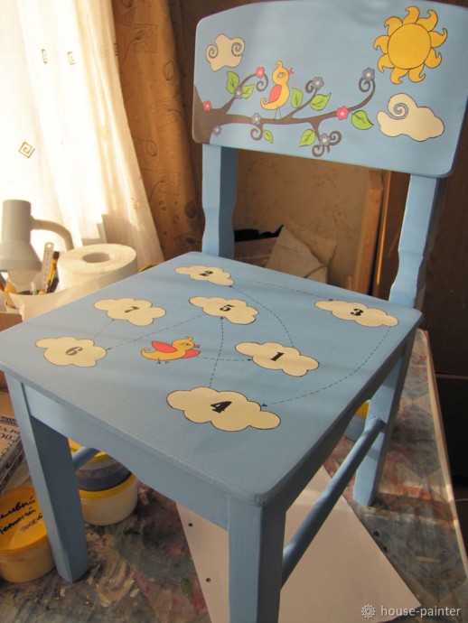 Мастерим необычный детский стульчик-развивалку