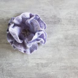 Валяем брошь-цветок: часть 2