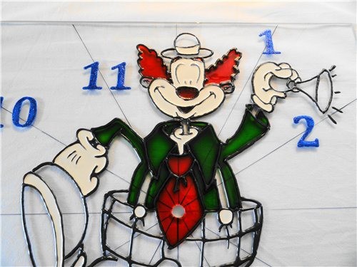 ​Создаем часы "Веселый клоун": часть 3