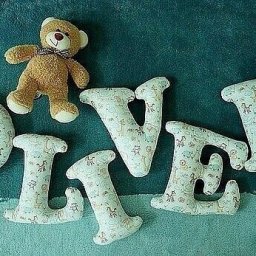 ​Объёмные буквы из ткани без боковых стенок: мастер-класс