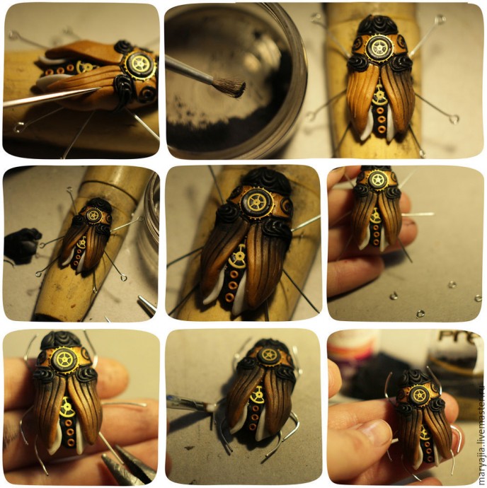 Лепим жука в стиле steampunk: часть 1