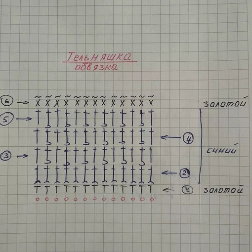 ​Летняя тельняшка крючком