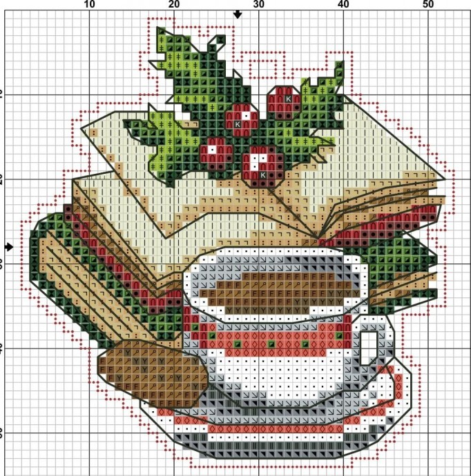 ​Вышиваем зимние картины: часть 1