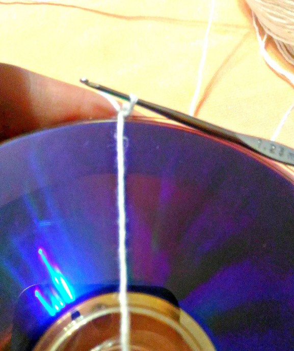 Создаем панно из CD дисков: часть 1