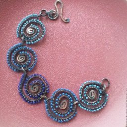 ​Wire wrap начинающим: простые, но эффектные серьги в стиле этно, часть 3