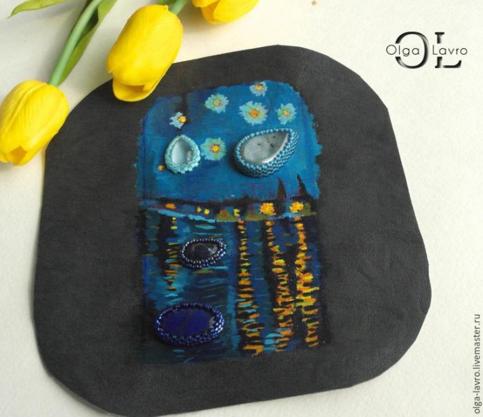 Чехол для телефона по мотивам картины Ван Гога "Звёздная ночь над Роной" Чехол для телефона по мотивам картины Ван Гога "Звёздная ночь над Роной"