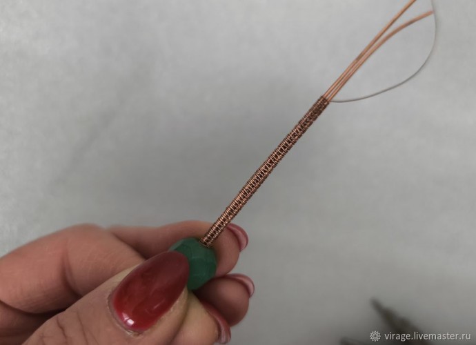 Кулон из проволоки в технике Wire wrap: мастер-класс, часть 1