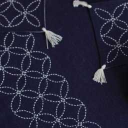 Создание и вышивка узора в японской вышивке сашико