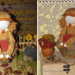 Создаём куклу-саше с вышивкой: часть 1