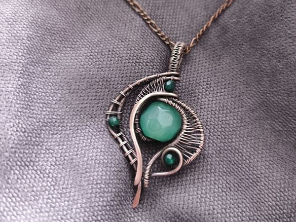 Кулон из проволоки в технике Wire wrap: часть 3