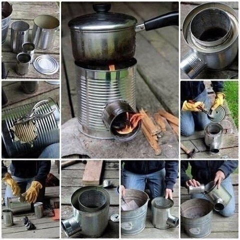 Мастерим мини-печь из жестяных банок