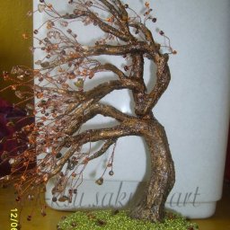 ​Плетение и оформление дерева на ветру