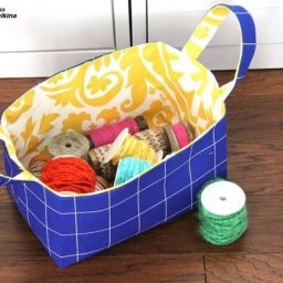 Шьем текстильную корзинку