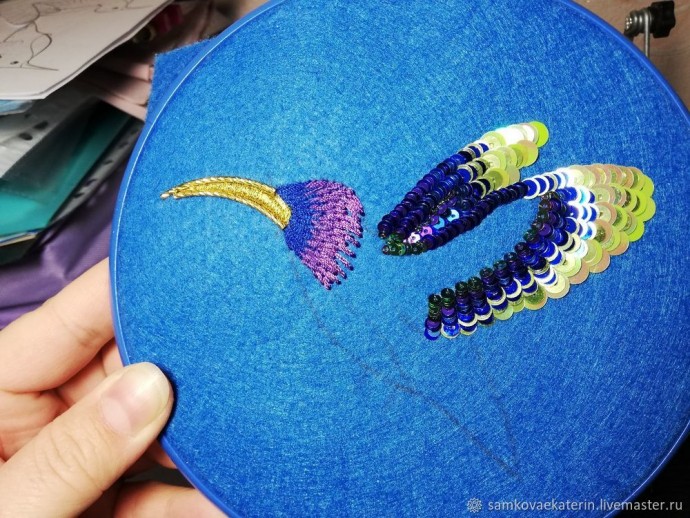 Делаем брошь "Колибри": часть 1