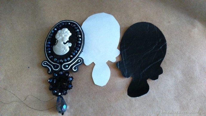Делаем брошку с камеей: часть 3
