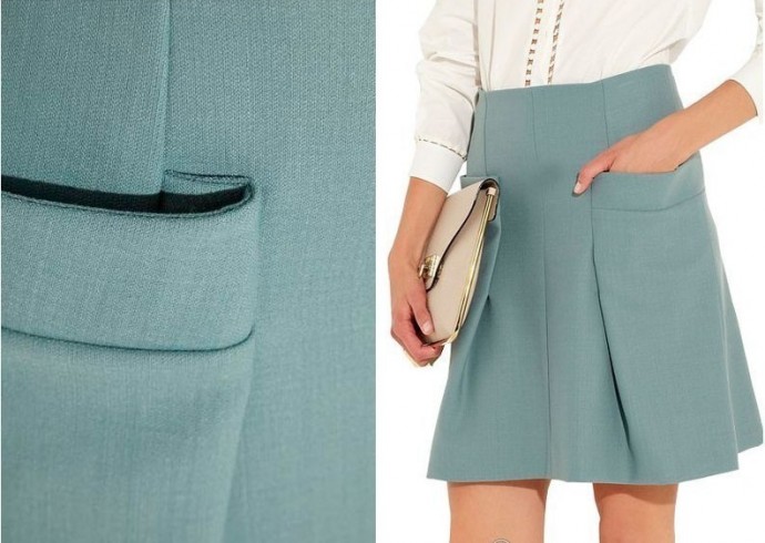 Карман на юбке