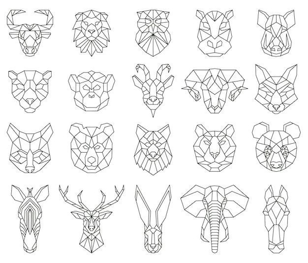 Геометрическая вышивка