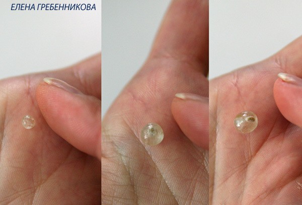 ​Красная смородина из эпоксидной смолы: часть 2