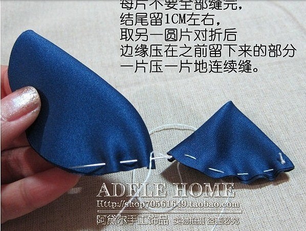 Тканевый цветок: мастер-класс