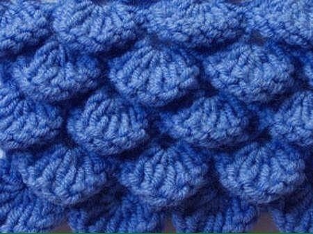 Узор "Чешуйки" спицами: волшебство в каждом ряду