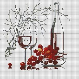 ​Вышиваем зимние картины: часть 1