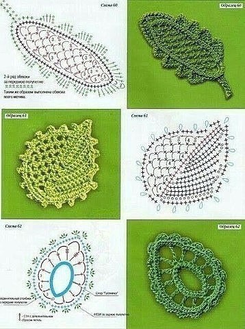 Анютины глазки крючком