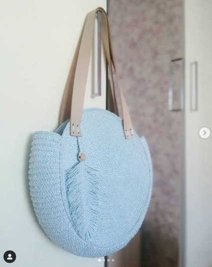 Сумка-солнце крючком