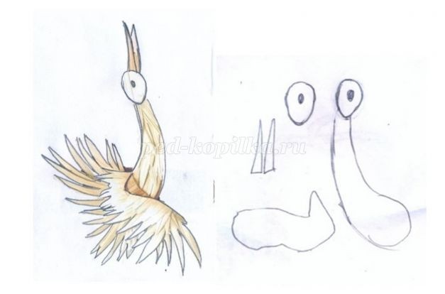 Панно из соломки "Прекрасный аист": часть 3 Панно из соломки "Прекрасный аист": часть 3