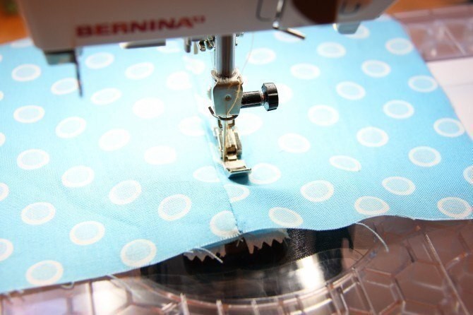 Простой способ втачивания молнии