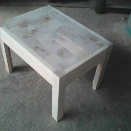 Стол из спилов своими руками