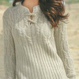 ​Свитер спицами