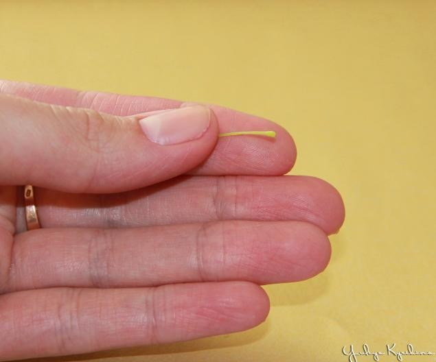 ​Веточка цветущей вишни из холодного фарфора: часть 1