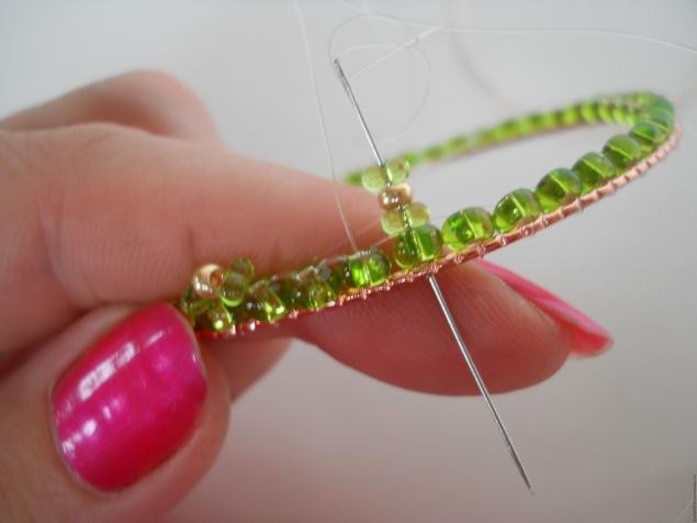 Ажурный браслет "Бабочки": часть 3