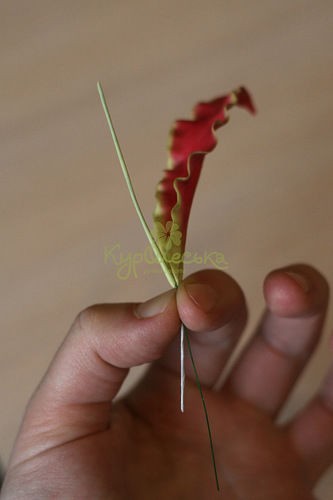 Глориоза: мастер-класс по лепке цветка в технике керамической флористики, часть 4