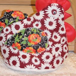 ​Грелка на чайник "Курочка-наседка": часть 2