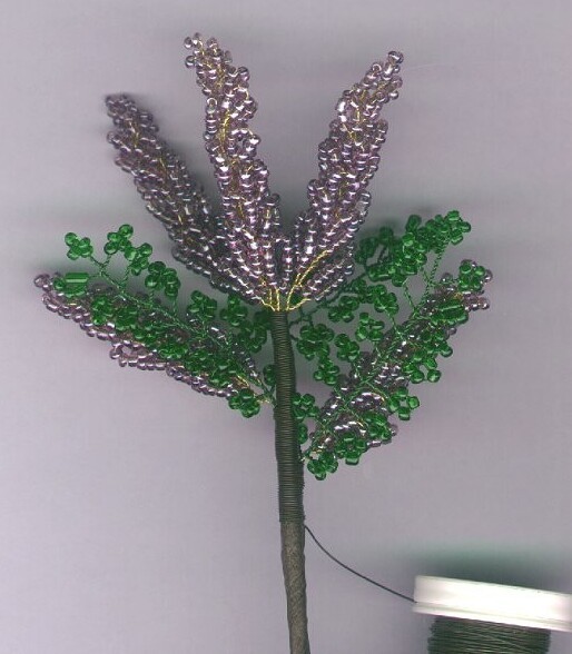 Композиция "Весенняя нежность" из бисера