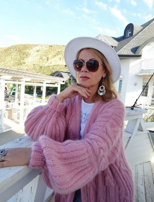 ​Красивый узор для кардигана