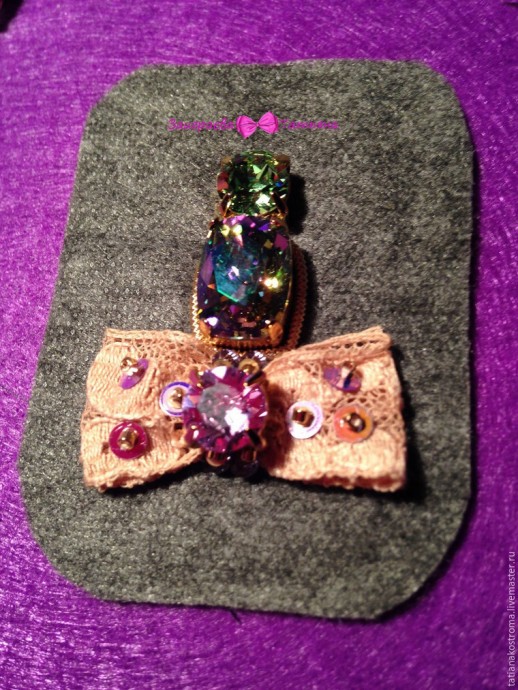 Создаём романтичные серёжки: часть 2