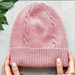 ​Шапочка с косами