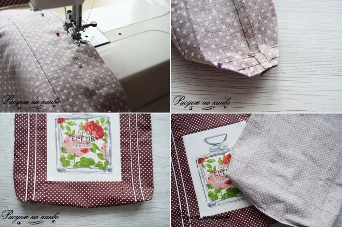 Шьем сумку для покупок с вышивкой