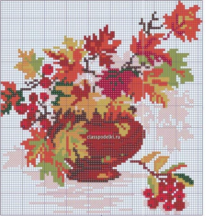 Вышиваем золотую осень