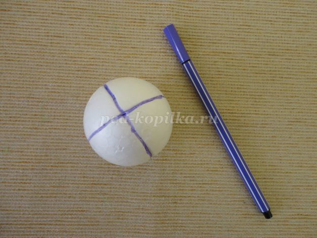 ​Фантазийный цветок из атласных лент: часть 1