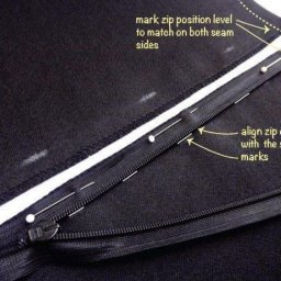 ​Как вшить потайную молнию