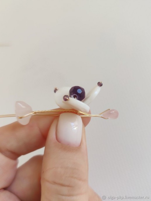 Делаем красивую шпильку для волос: часть 3